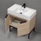 Free Standing Bathroom Vanity, Modern, 32